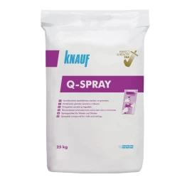 Paruoštas naudoti purškiamas glaistas KNAUF Q-Spray, 25kg