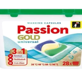 Passion Gold Universalios Skalbimo Kapsulės, 28 Vnt.
