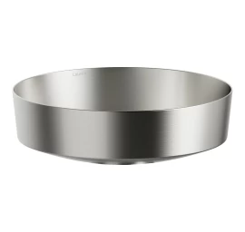 Pastatomas praustuvas LAUFEN RIVO 40 cm, šlifuoto titano spalvos, H512RO41541121