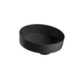 Pastatomas praustuvas LAUFEN TENDO 40 cm, juodas matinis, H512TE47161121