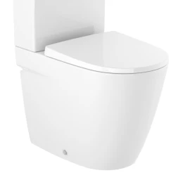 Pastatomas unitazas Roca ONA Compact rimlesss, be bakelio ir dangčio, baltas, A342688000