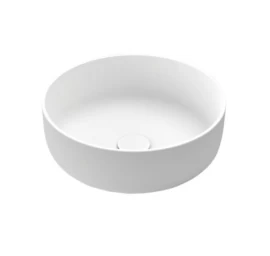 Pastatomas Xonyx™ lieto akmens praustuvas Balteco NEO C ø 41 cm, baltas matinis