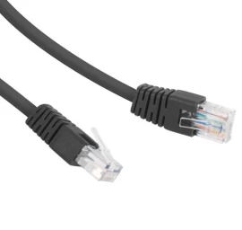 Patch cord Cat.6        UTP 1m black