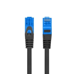 Patchcord kat.6a S/FTP  CCA 10.0m czarny