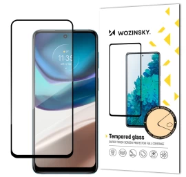 Patvarus 9h Grūdintas Stiklas Visam motorola Moto G42 Ekranui Su case Friendly Rėmeliu, Juodas Patvarus 9h Grūdintas Stiklas Visam motorola Moto G42 Ekranui Su case Friendly Rėmeliu, Juodas