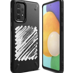 Patvarus Sustiprintas Dėklas, Skirtas Galaxy A72 4g Onyx Paint Black