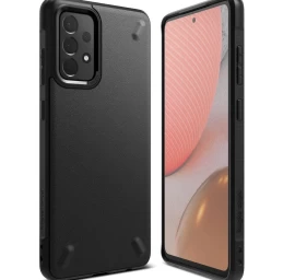 Patvarus Sustiprintas Dėklas Telefonui Galaxy A72 Onyx Juodas