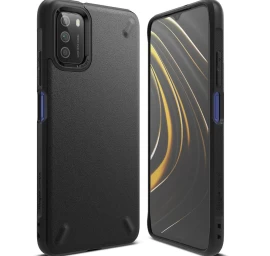 Patvarus Sustiprintas Dėklas Telefonui Xiaomi Poco M3 Onyx Juodas