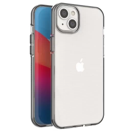 Pavasarinis Dėklas Iphone 14 Plus Silikoninis Dėklas Su Juodu Rėmeliu
