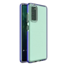 Pavasarinis Gelinis Dėklas Su Spalvotu Rėmeliu, Skirtas Samsung Galaxy A72 4g Tamsiai Mėlynas Pavasarinis Gelinis Dėklas Su Spalvotu Rėmeliu, Skirtas Samsung Galaxy A72 4g Tamsiai Mėlynas