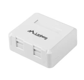 Paviršinė Dėžutė Dviem Keystone Moduliams Ok1-0002-w