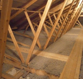 Grindų šiltinimas Thermofloc ekovata