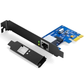 Pci-e Gigabit 10/100/1000mbps Tinklo Adapteris - Juodas