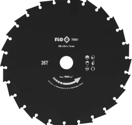 Peilis trimeriui / žoliapjovei | 26 T | 250 mm / 25,4 mm (79561)