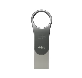 Pendrive Silicon Power Mobile C80 64GB USB 3.1/Type-C Silver