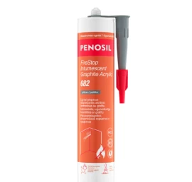 Akrilinis hermetikas su grafitu PENOSIL FireStop Intumescent Graphite Acrylic 682 Akrilinis hermetikas su grafitu PENOSIL FireStop Intumescent Graphite Acrylic 682