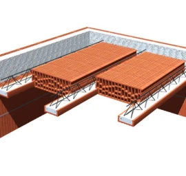 Surenkamos perdangos iš keraminių blokelių Heluz Miako