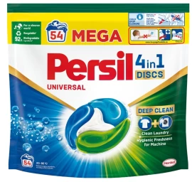 persil Discs įprastos Universalios Skalbimo Kapsulės 4in1, 54 Vnt.