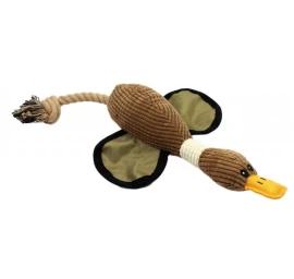 PET NOVA Plush duck minkštas žaislas šuniui 45cm, PLU-DUCK-WILD