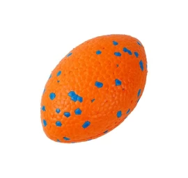 PET NOVA Strong kietas regbio kamuoliukas 14cm L (plūduriuoja), POLYRUGBY-14-L