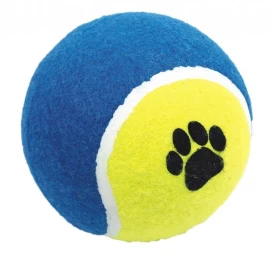 PET NOVA Tennis balls didelis kietas kamuolys 10cm (plūduriuoja) 2vnt, TENNIS-BALL-10