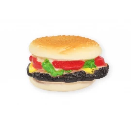 PET NOVA VINYL HAMBURGER žaislas šuniui 9cm 3vnt, VIN-BURGER