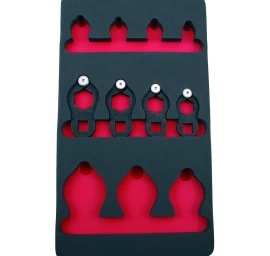 Peteliškės tipo raktų komplektas 4vnt, 17-24 mm (1381)