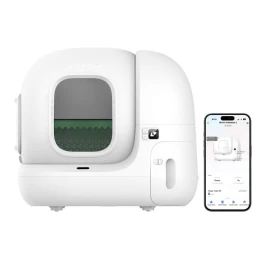 PETKIT automatinė kačių kraiko dėžė | Pura MAX 2 | 620 x 538 x 552 mm | Balta