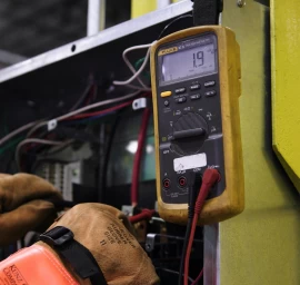 Elektros matavimai ir rangovo aktas