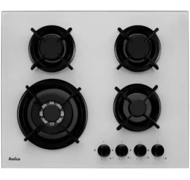 PG6411SRW Amica         gas on glass hob