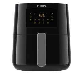 Philips Essential HD9252/70 fryer Single 4.1 L Stand-alone 1400 W Hot air fryer Black, Silver