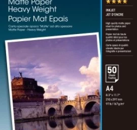 Photo Matte Paper     A4 50 sheets 167g/sqm