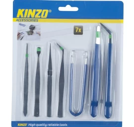 Pincetų Rinkinys, 7 Vnt., Kinzo