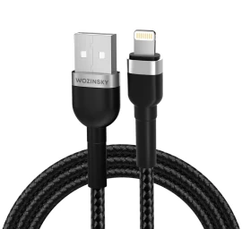 Pintas iphone Usb-a - lightning 2.4a 2 M Ilgio Juodas Kabelis