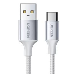 Pintas Kabelis Usb-a - Usb-c Qc 3.0 3a 0,5 M - Baltas