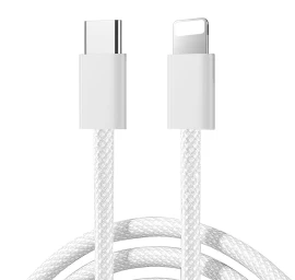 Pintas Kabelis Usb-c - iphone Lightning 30 W 1 M - Baltas
