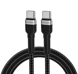Pintas Kabelis Usb-c - Usb-c Pd 65w 1 M Juodas