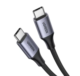 Pintas Usb-c Pd Kabelis 240w 5a 480mbps 1 M Juodas/pilkas