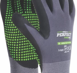 Pirštinės NITRILE FLEX PVC DOTS 10 dydis