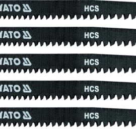 Pjūkliukai siaurapjūkliui 5vnt, 13~8TPI / 2~3mm, ilgi (medis) (YT-3408)