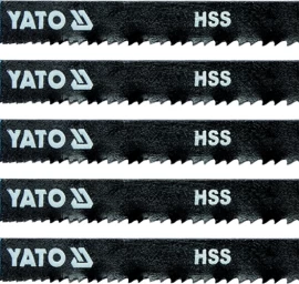 Pjūkliukai siaurapjūkliui 5vnt, 24~10TPI / 1.2 ~2.6mm (metalui, aliuminiui) (YT-3415)
