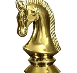 Plastikinė šachmatų Figūrėlė - žirgo Galva - F2260/g F164/g