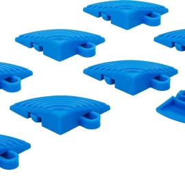 Plastikinės plytelės-kampinių elementų-komplektas | Paspaudimo sistema | 57 x 57 x 18 mm | 10 vnt. (74548)