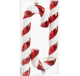 Plastiko Liejimo Bauble Saugūs Saldainiai Kankorėžiai 2 Vnt.