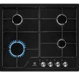 Plate gas Electrolux EGS6424K (4 fields; black color)