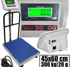 Platforminės elektroninės svarstyklės iki 300kg BOXER, BX-3427