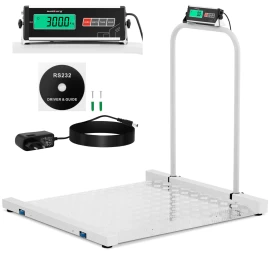 Platforminės Sandėliavimo Svarstyklės 100 X 95 Cm Lcd Rs232 300 Kg / 100 G