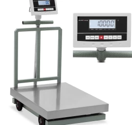 Platforminės Svarstyklės 80x60cm Mobilioji Saugykla 1000 Kg / 0,2 Kg