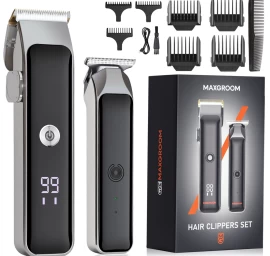 Plaukų Kirpimo Mašinėlė Su Trimeriu 7 Priedai Led Usb-c - Rinkinys