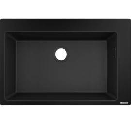 Plautuvė granitinė Hansgrohe S510-F660 juoda 43313170